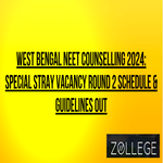 West Bengal NEET Counselling 2024 Special Stray Vacancy Round 2 Schedule And Guidelines Out